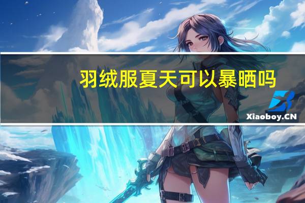 羽绒服夏天可以暴晒吗