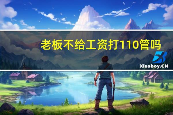 老板不给工资打110管吗