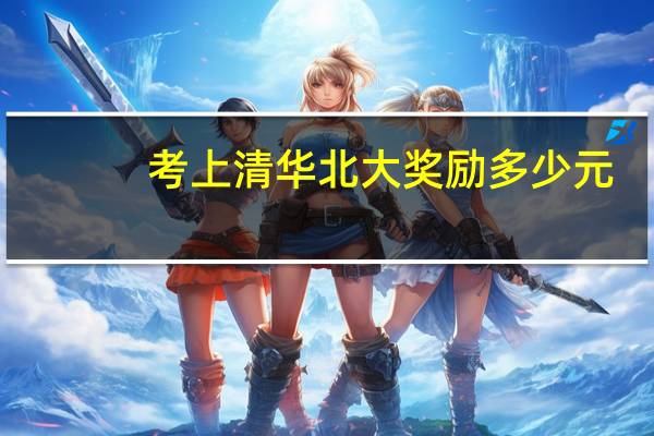 考上清华北大奖励多少元
