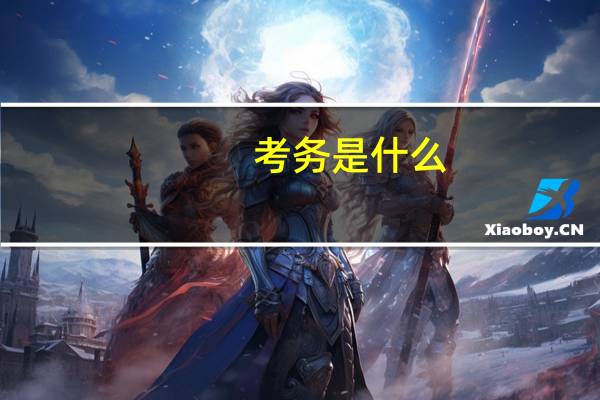 考务是什么