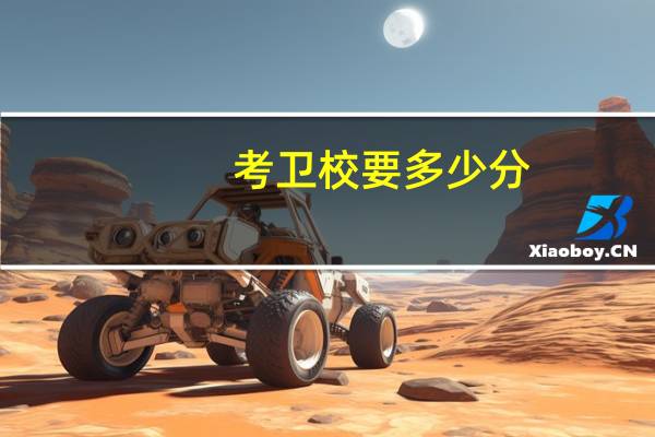 考卫校要多少分