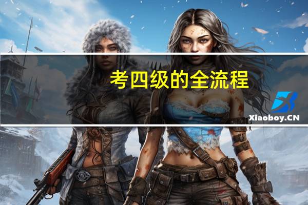 考四级的全流程