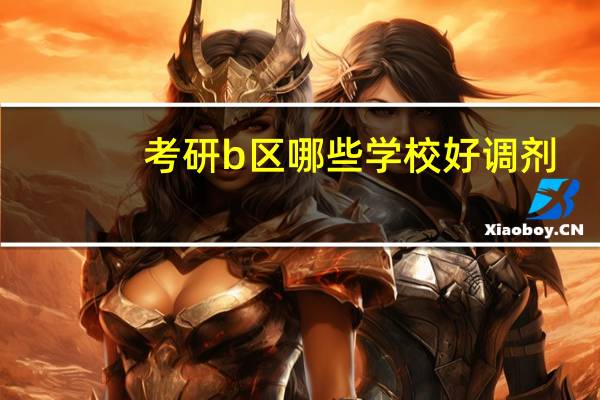 考研b区哪些学校好调剂