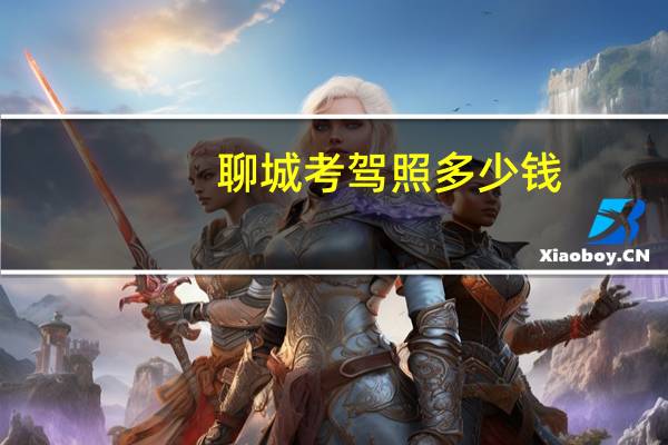 聊城考驾照多少钱