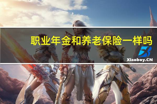 职业年金和养老保险一样吗