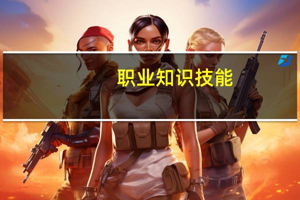 职业知识技能