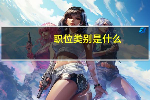 职位类别是什么
