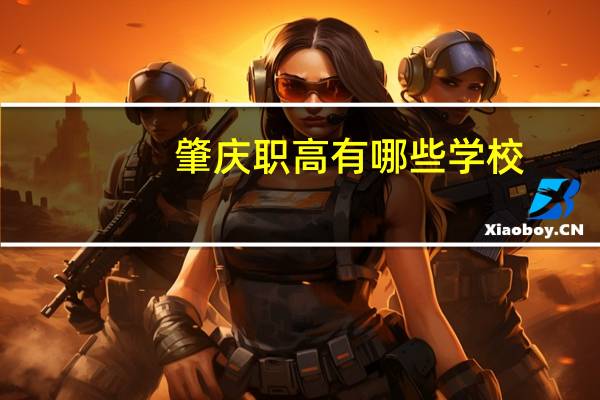 肇庆职高有哪些学校