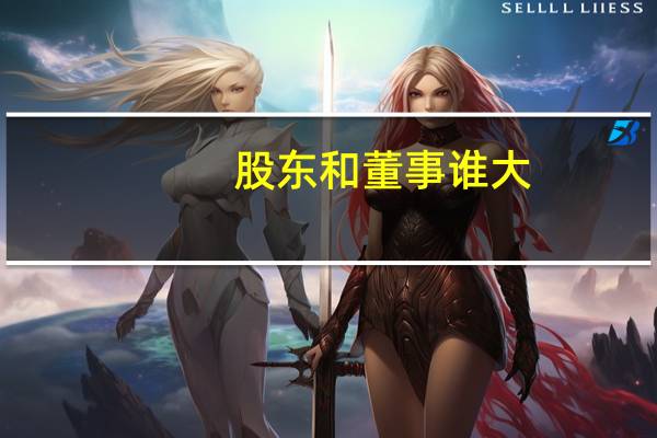 股东和董事谁大