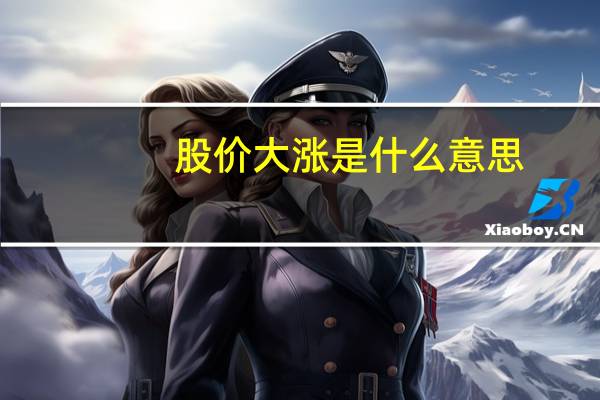 股价大涨是什么意思