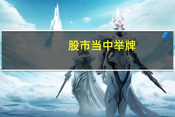 股市当中举牌，是什么意思