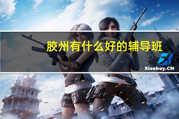 胶州有什么好的辅导班