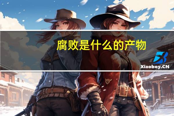腐败是什么的产物