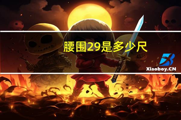 腰围29是多少尺