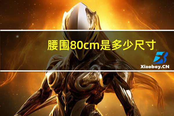 腰围80cm是多少尺寸