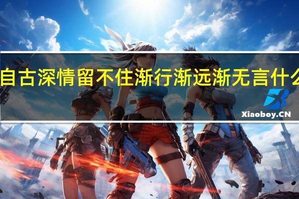 自古深情留不住渐行渐远渐无言什么意思