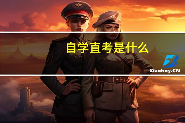自学直考是什么