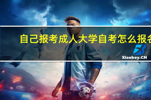自己报考成人大学自考怎么报名