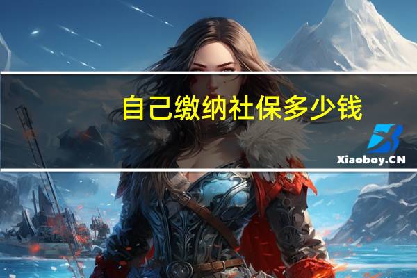 自己缴纳社保多少钱