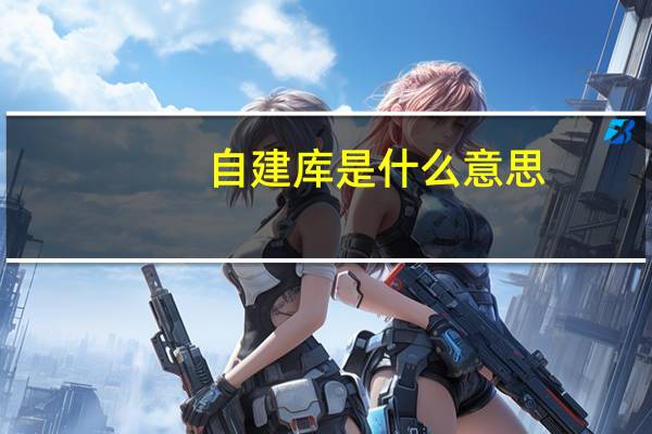 自建库是什么意思