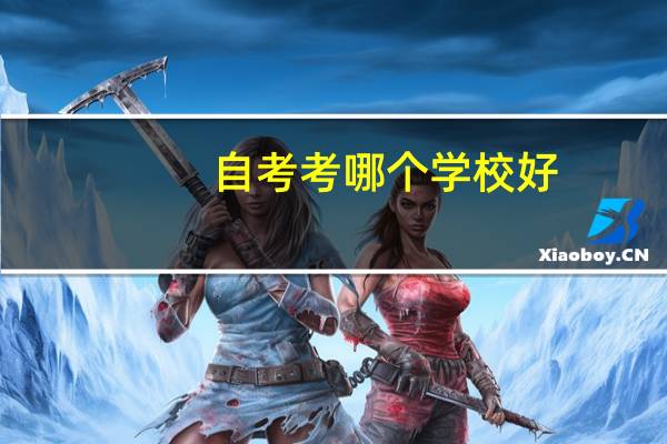 自考考哪个学校好