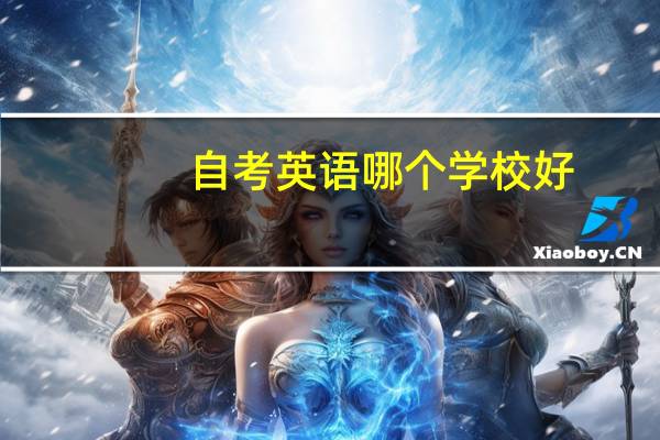 自考英语哪个学校好