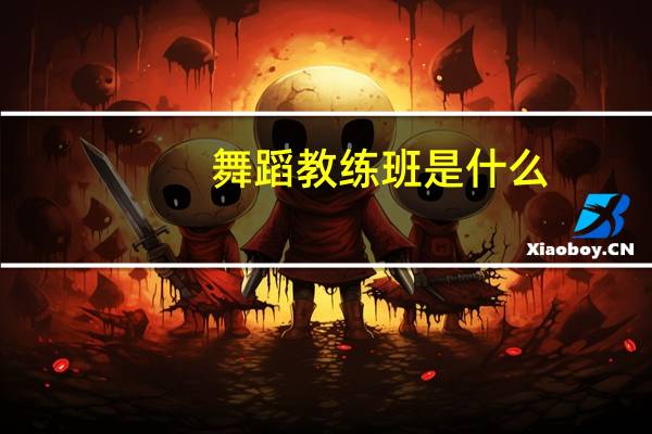 舞蹈教练班是什么