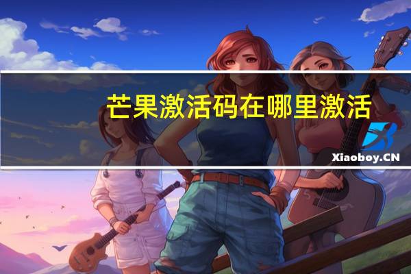 芒果激活码在哪里激活