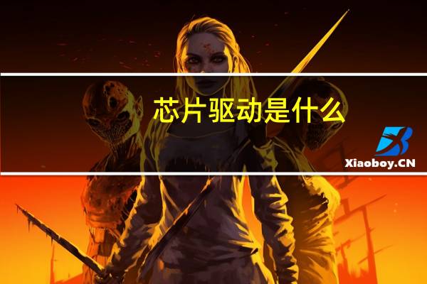 芯片驱动是什么