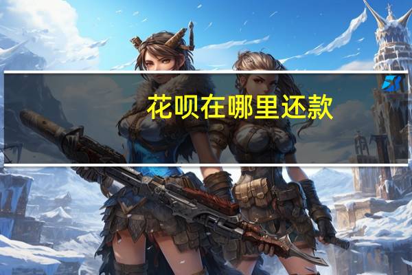 花呗在哪里还款