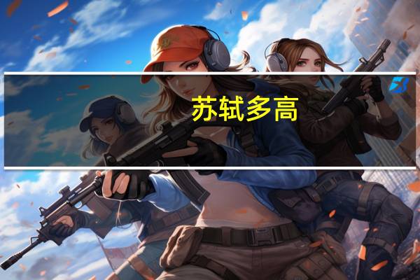 苏轼多高