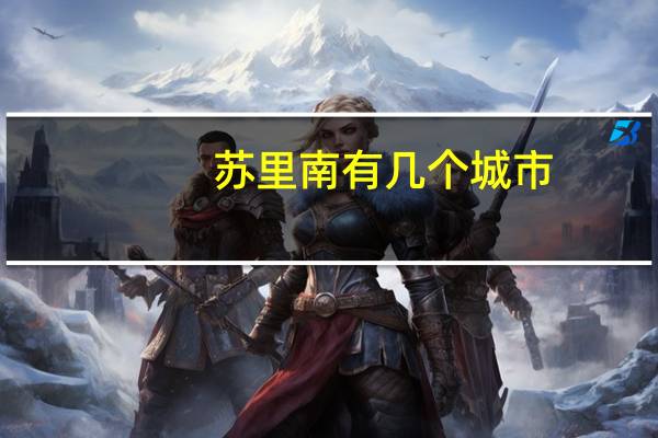苏里南有几个城市