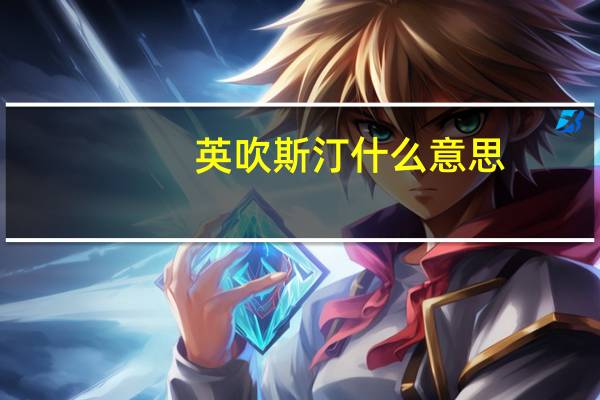 英吹斯汀什么意思