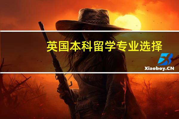 英国本科留学专业选择