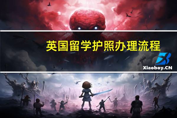 英国留学护照办理流程