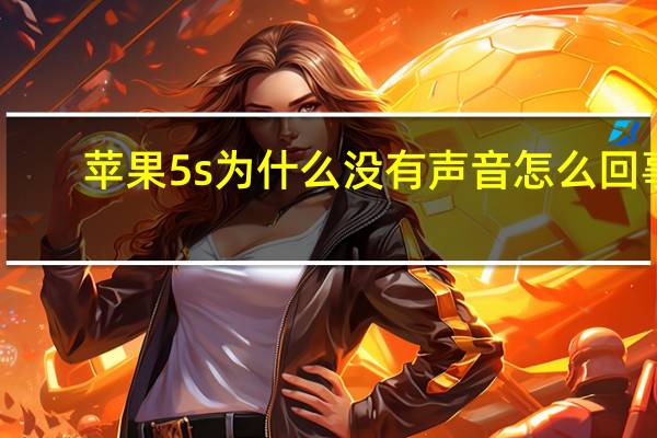 苹果5s为什么没有声音怎么回事