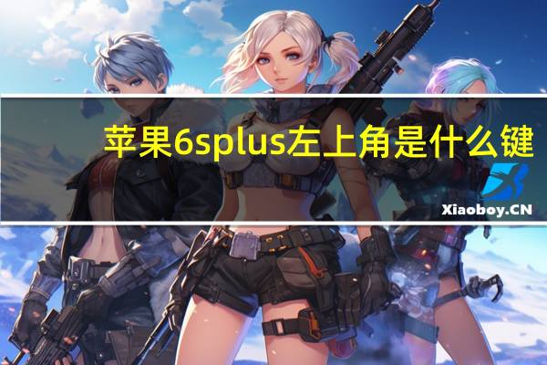 苹果6splus左上角是什么键