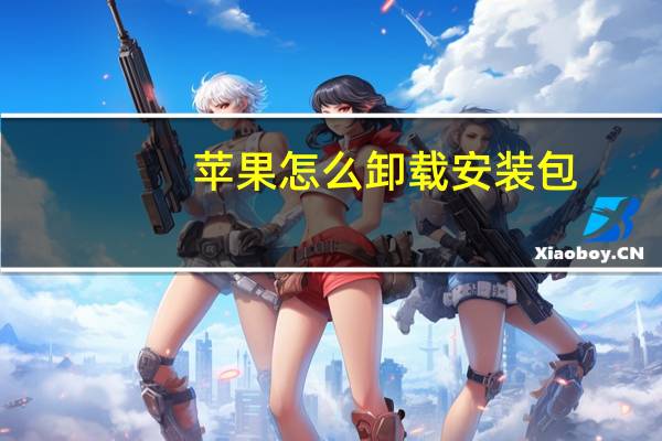 苹果怎么卸载安装包