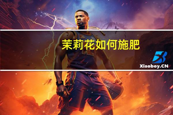 茉莉花如何施肥