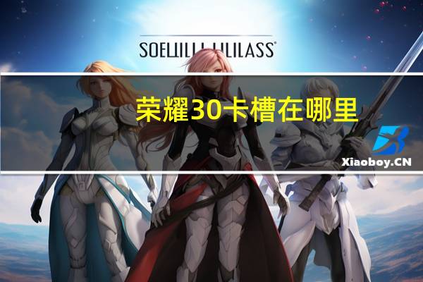 荣耀30卡槽在哪里