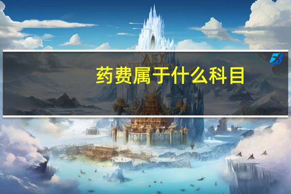 药费属于什么科目