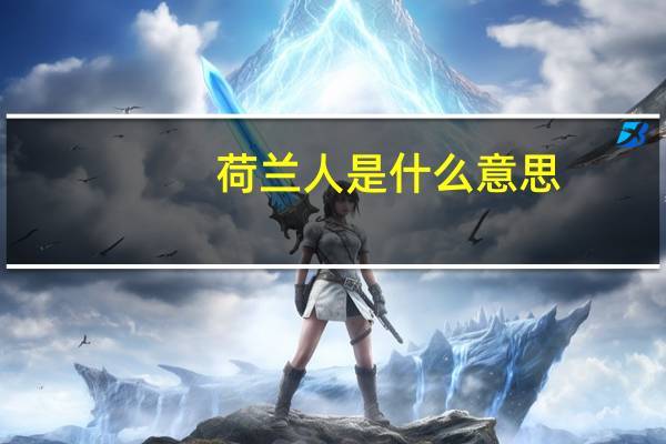 荷兰人是什么意思