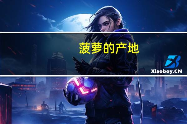 菠萝的产地