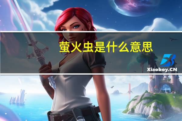 萤火虫是什么意思