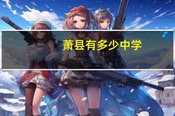 萧县有多少中学