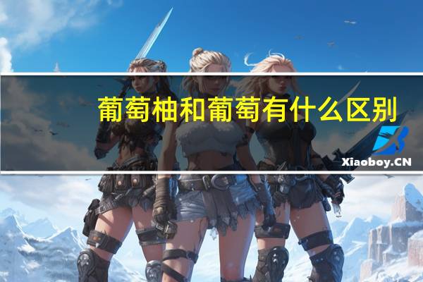 葡萄柚和葡萄有什么区别