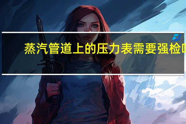 蒸汽管道上的压力表需要强检吗