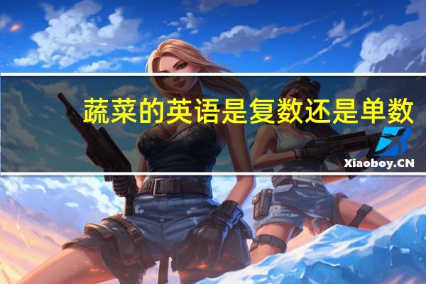 蔬菜的英语是复数还是单数