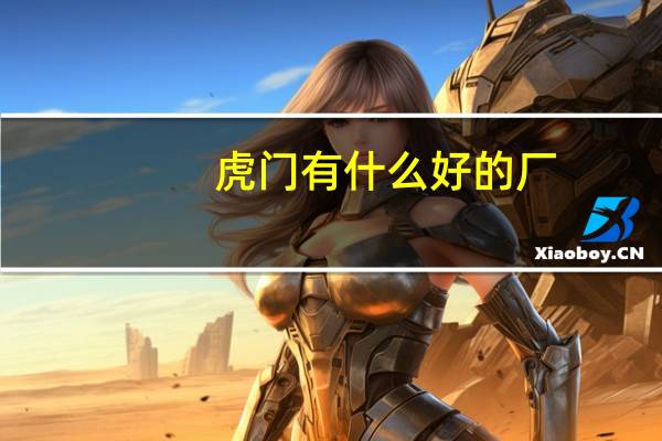 虎门有什么好的厂