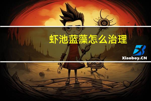 虾池蓝藻怎么治理